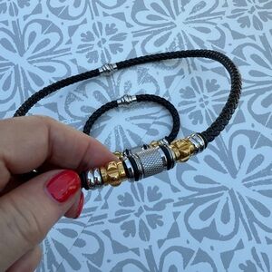 Men’s Necklace & Matching Bracelet